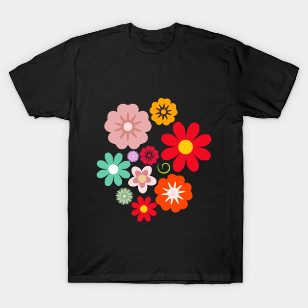 Flowers T-Shirt by hedehede